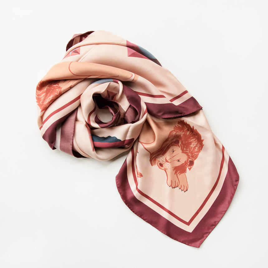 BFJS - Brianda Fitz James Stuart - Silk Scarf "Magic fontaine"